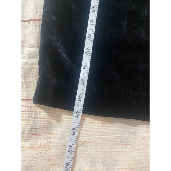 NWT Loft Women's Black Velvet The Peyton Trouser Casual Pants - 16 Tall - Picture 4 of 16